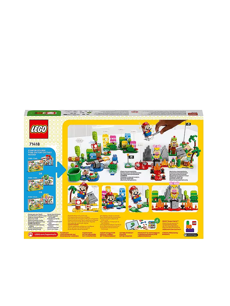 LEGO | Super Mario™ - Kreativbox – Leveldesigner-Set 71418 | keine Farbe