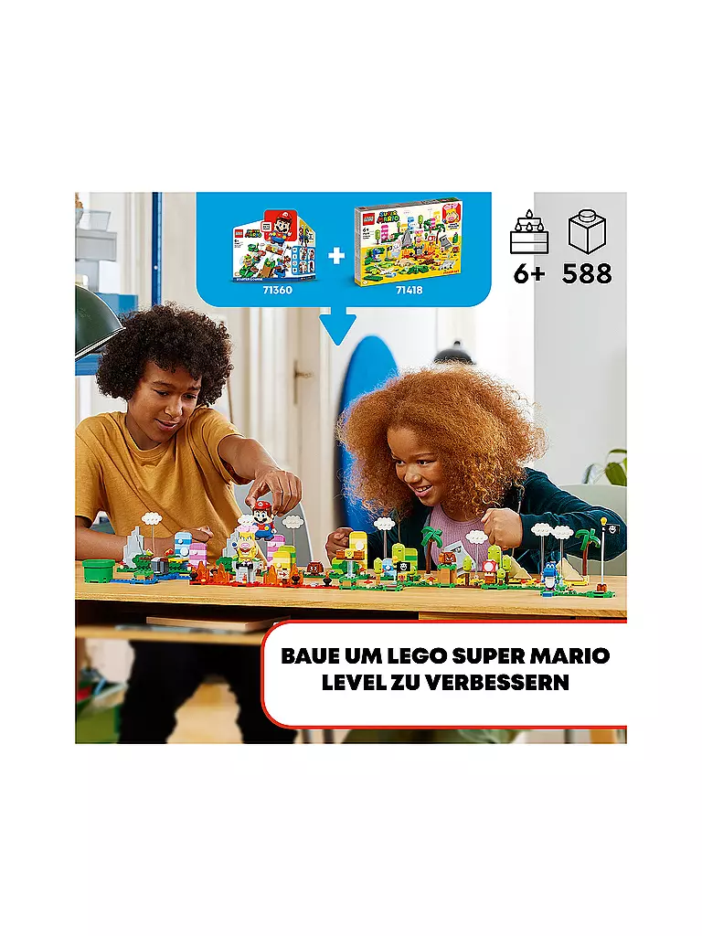 LEGO | Super Mario™ - Kreativbox – Leveldesigner-Set 71418 | keine Farbe