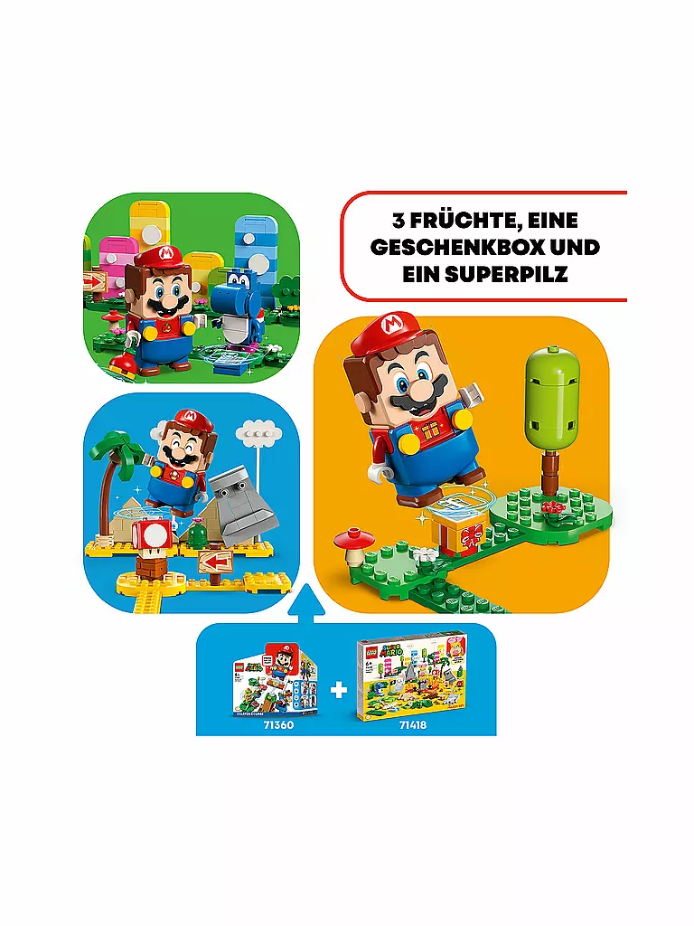 LEGO | Super Mario™ - Kreativbox – Leveldesigner-Set 71418 | keine Farbe