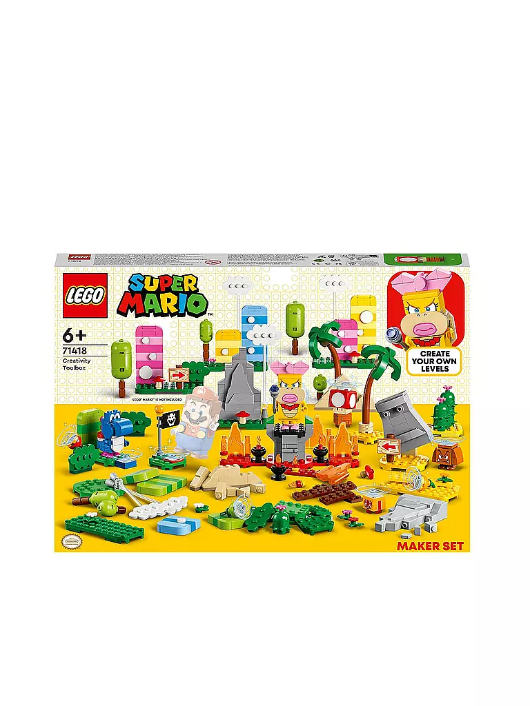 LEGO | Super Mario™ - Kreativbox – Leveldesigner-Set 71418 | keine Farbe