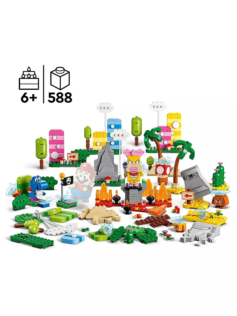 LEGO | Super Mario™ - Kreativbox – Leveldesigner-Set 71418 | keine Farbe