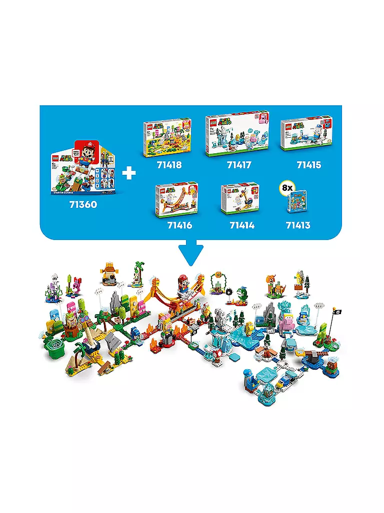 LEGO | Super Mario™ - Kreativbox – Leveldesigner-Set 71418 | keine Farbe
