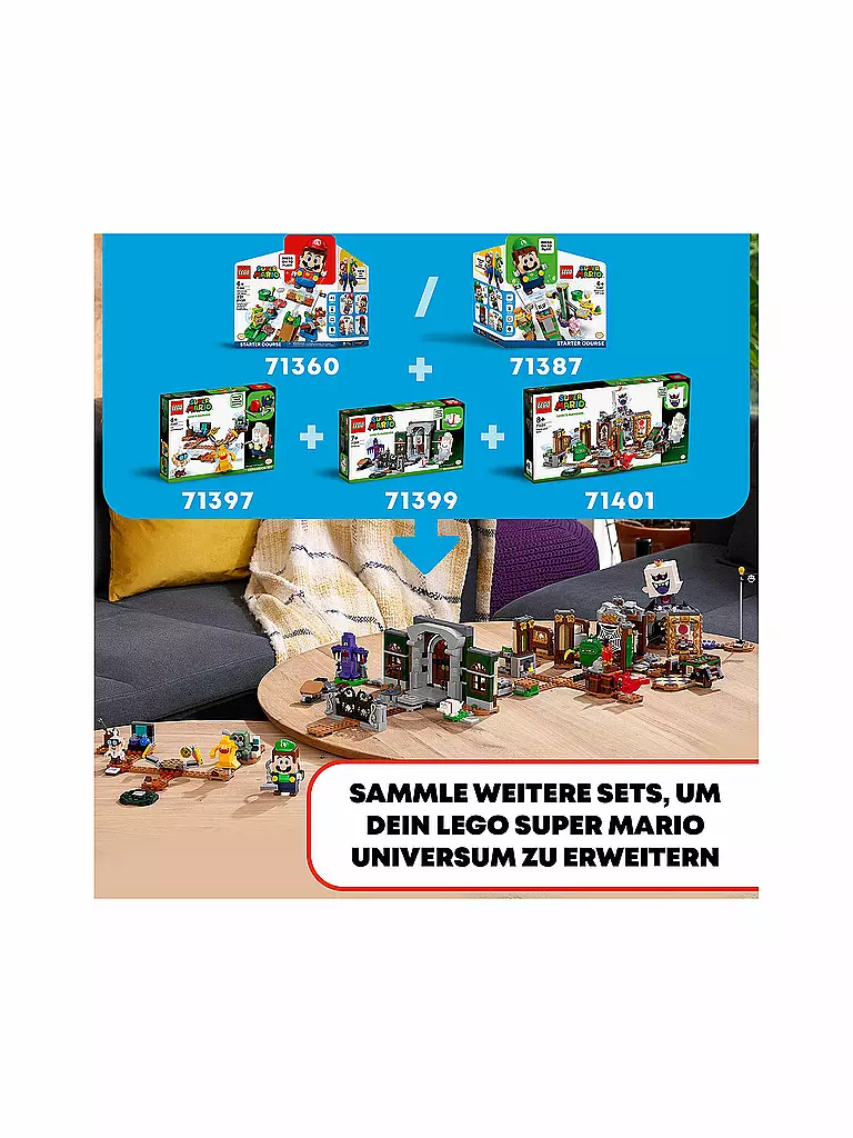 LEGO | Super Mario™ - Luigi’s Mansion™: Gruseliges Versteckspiel – Erweiterungsset 71401 | keine Farbe