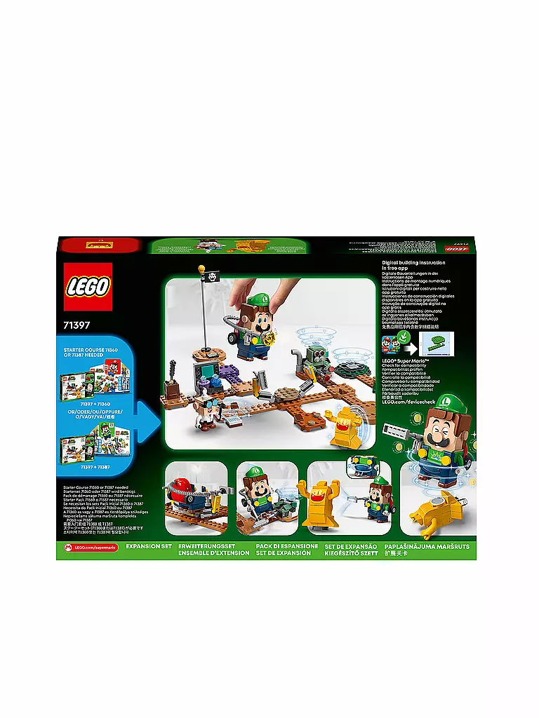 LEGO | Super Mario™ - Luigi’s Mansion™: Labor und Schreckweg – Erweiterungsset 71397 | keine Farbe
