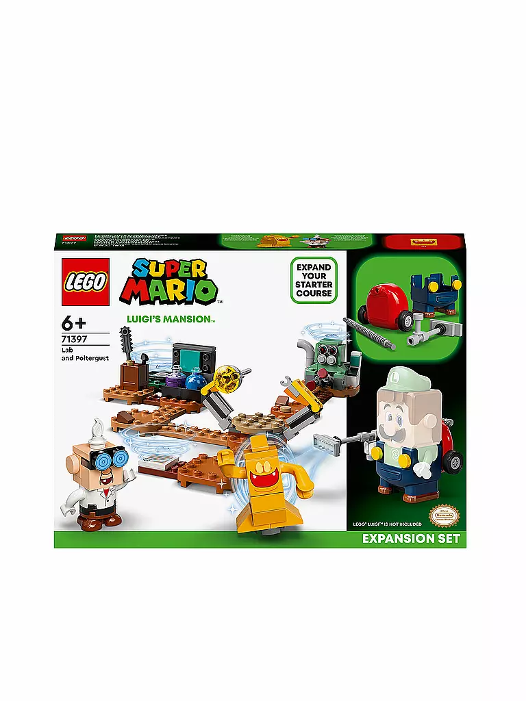 LEGO | Super Mario™ - Luigi’s Mansion™: Labor und Schreckweg – Erweiterungsset 71397 | keine Farbe