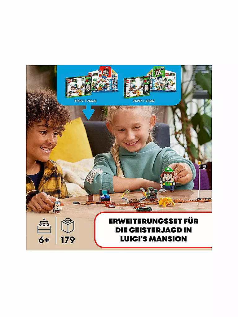 LEGO | Super Mario™ - Luigi’s Mansion™: Labor und Schreckweg – Erweiterungsset 71397 | keine Farbe