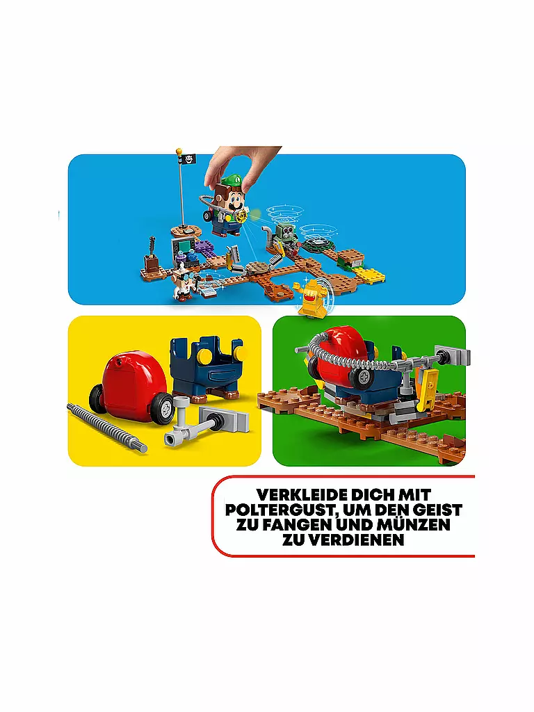 LEGO | Super Mario™ - Luigi’s Mansion™: Labor und Schreckweg – Erweiterungsset 71397 | keine Farbe