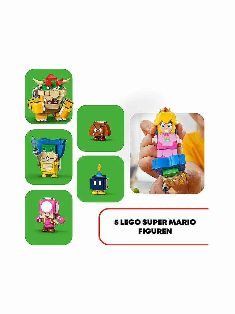LEGO | Super Mario™ - Pilz-Palast – Erweiterungsset 71408 | keine Farbe