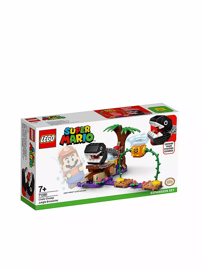 LEGO | Super Mario - Begegnung mit dem Kettenhund – Erweiterungsset 71381 | keine Farbe