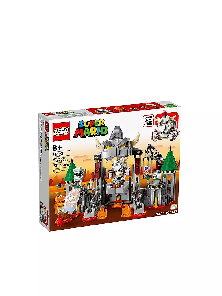 LEGO | Super Mario - Knochen-Bowsers Festungsschlacht Erw. 71423 | keine Farbe