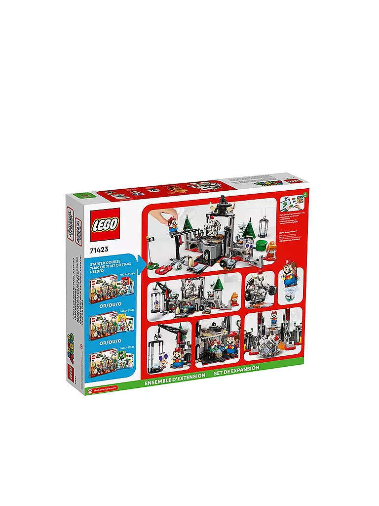 LEGO | Super Mario - Knochen-Bowsers Festungsschlacht Erw. 71423 | keine Farbe