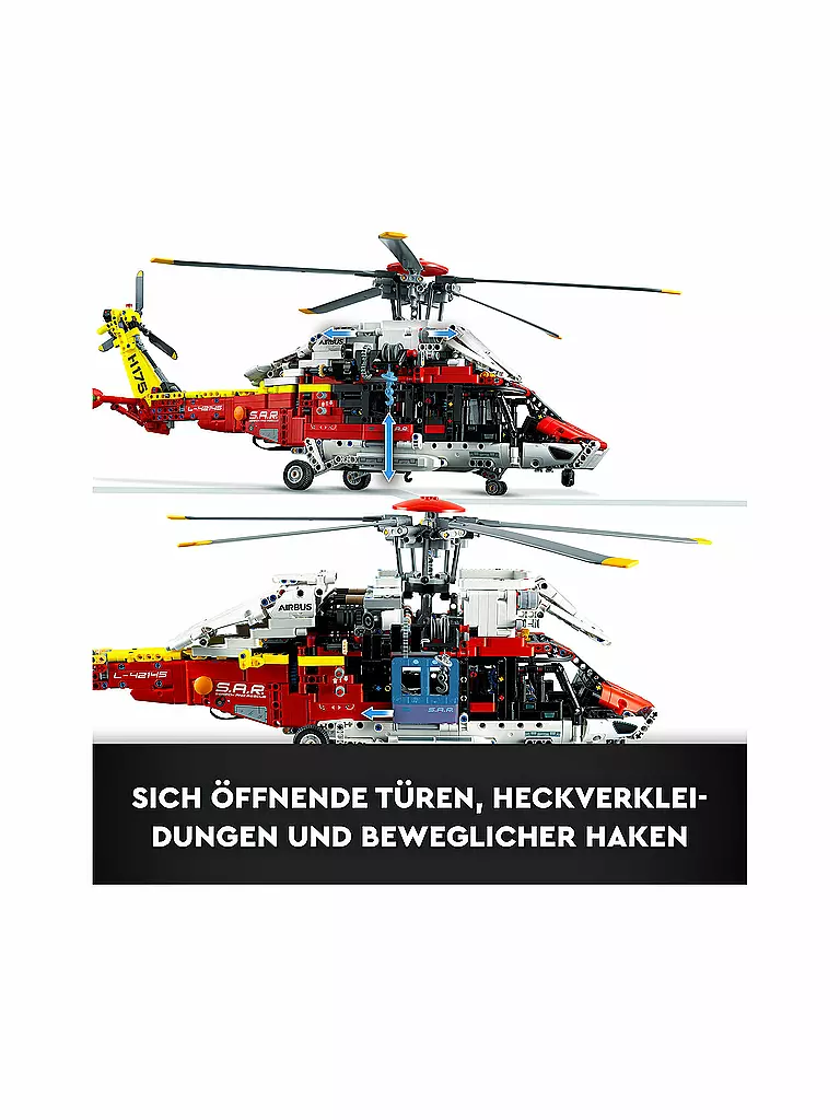 LEGO | Technic - Airbus H175 Rettungshubschrauber 42145 | keine Farbe