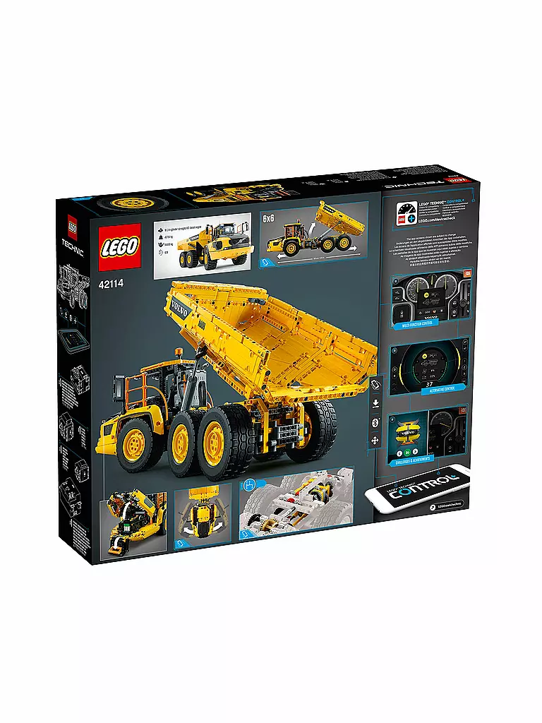 LEGO | Technic - Knickgelenkter Volvo-Dumper (6x6) 42114 | keine Farbe