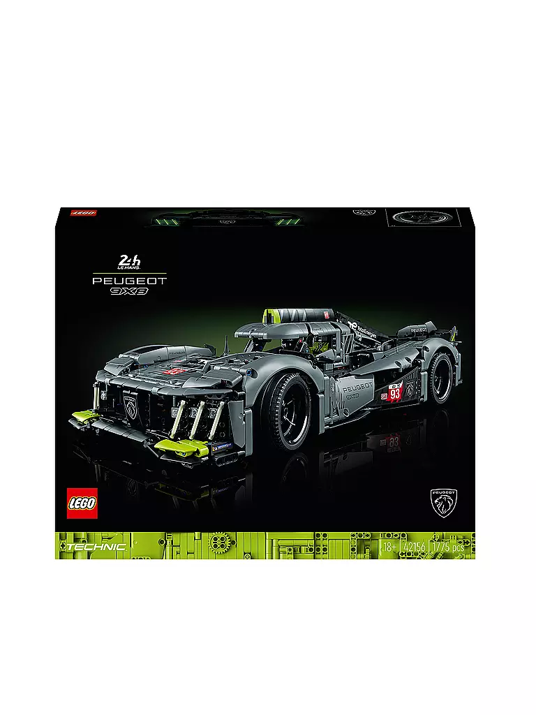 LEGO | Technic - PEUGEOT 9X8 24H Le Mans Hybrid Hypercar 42156 | keine Farbe