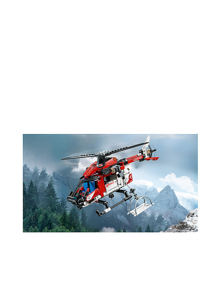 LEGO | Technic - Rettungshubschrauber 42092 | transparent