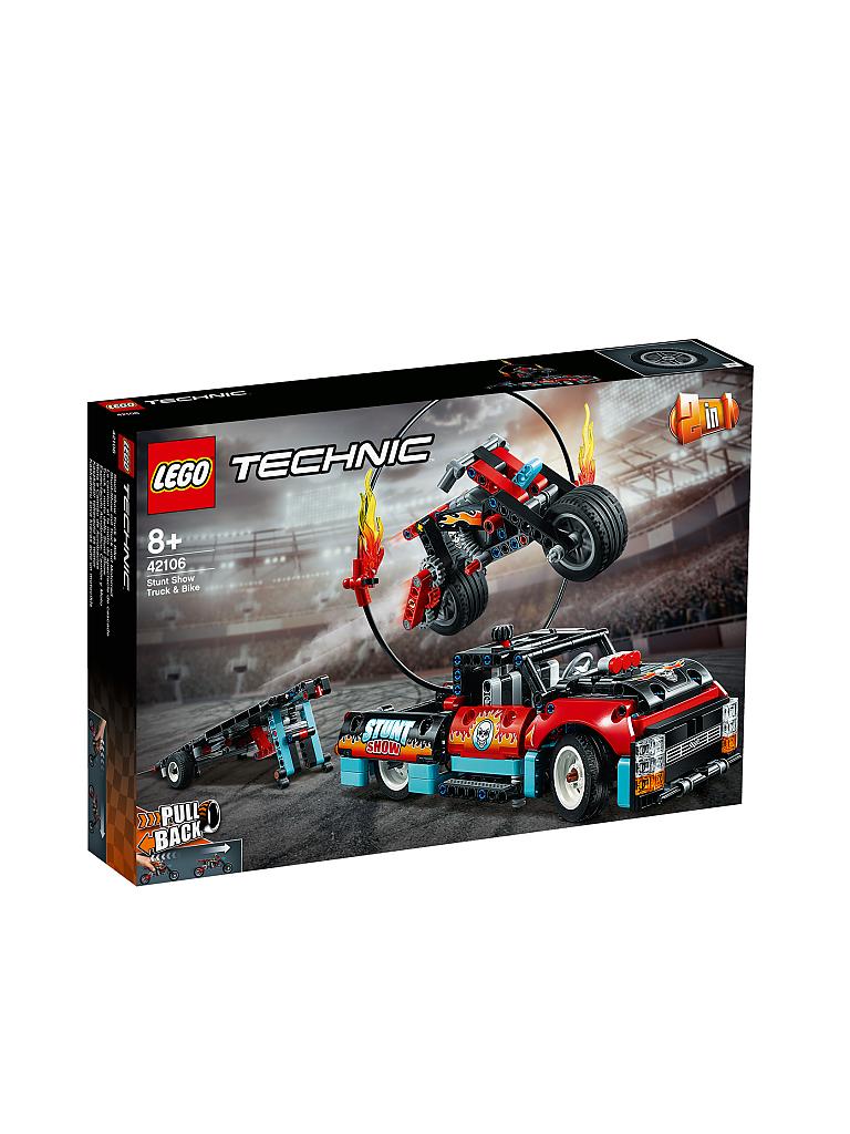 LEGO | Technic - Stunt-Show mit Truck und Motorrad 42106 | bunt