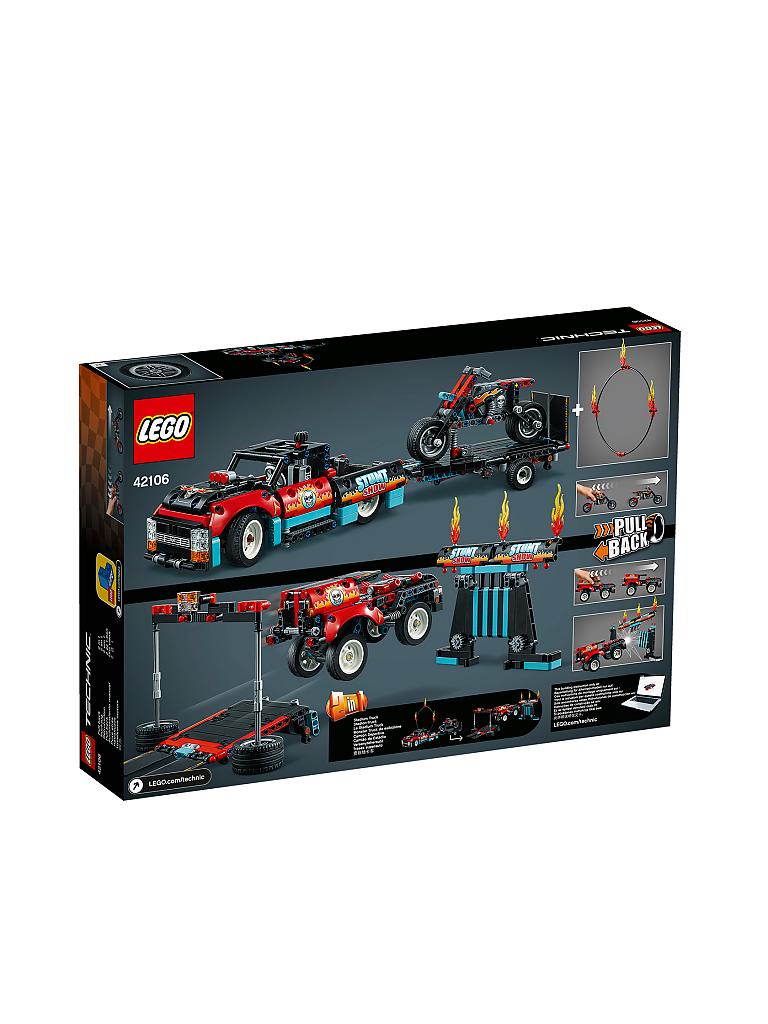 LEGO | Technic - Stunt-Show mit Truck und Motorrad 42106 | bunt