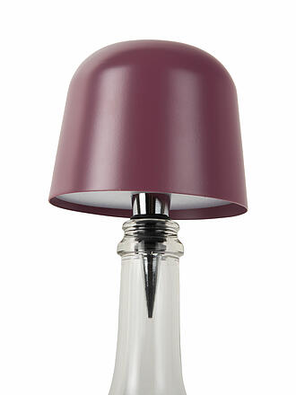 LEITMOTIV | LED Flaschenlampe CONE HAT Dark Mauve