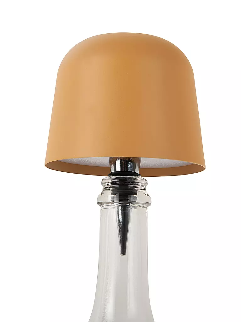 LEITMOTIV | LED Flaschenlampe CONE HAT Orche Yellow | gelb