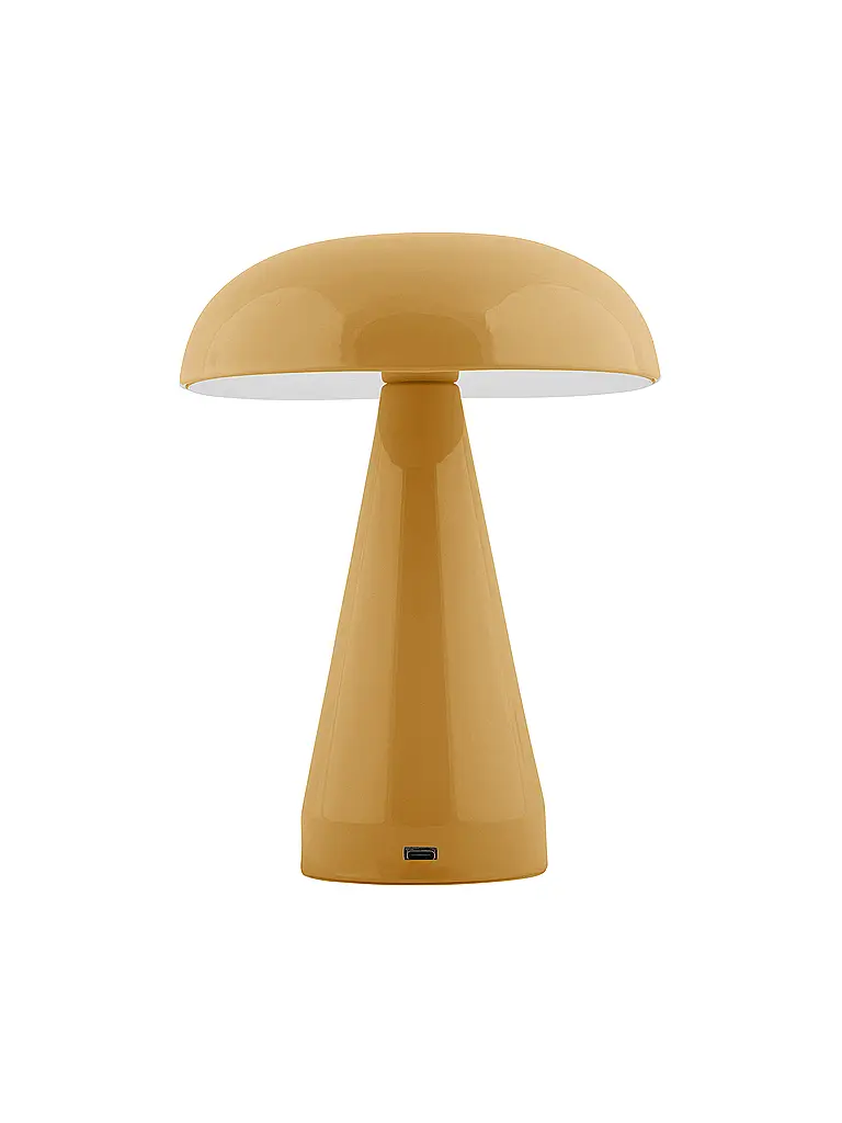 LEITMOTIV | LED Tischlampe 15,5x20,56cm Ochre Yellow | gelb