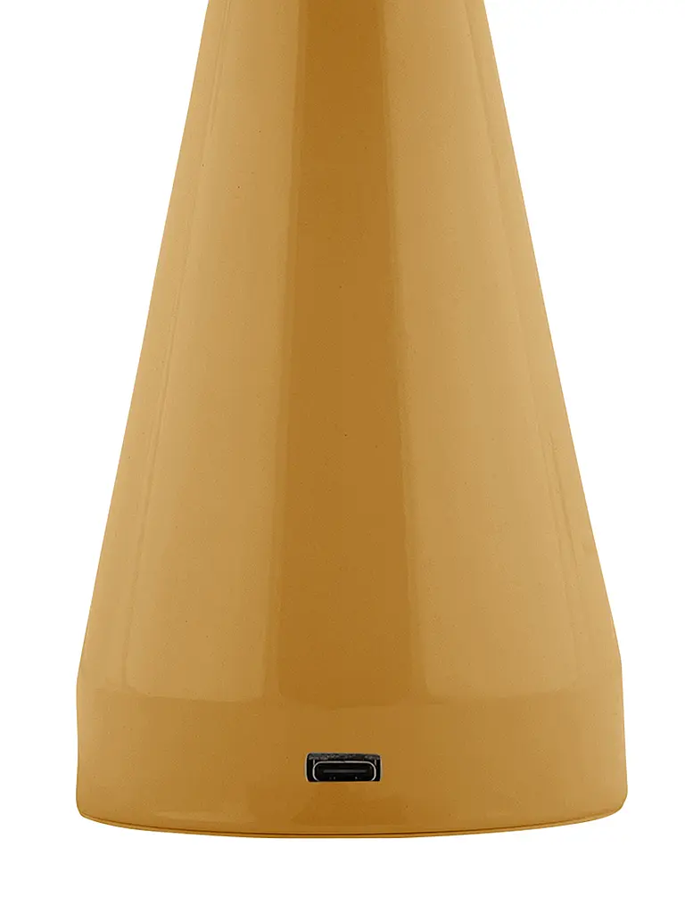 LEITMOTIV | LED Tischlampe 15,5x20,56cm Ochre Yellow | 