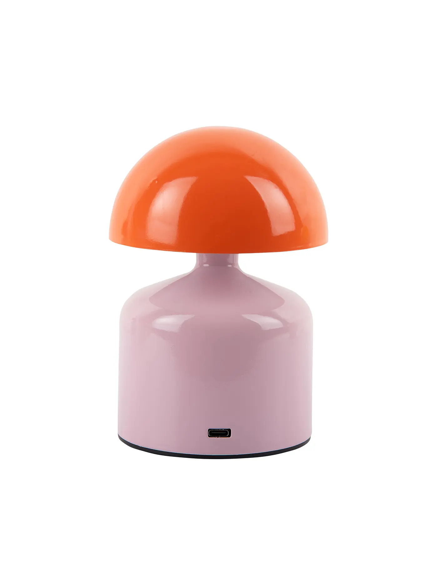 LEITMOTIV | LED Tischlampe FUNKY IMPETU Soft Pink/Bright Orange | rosa