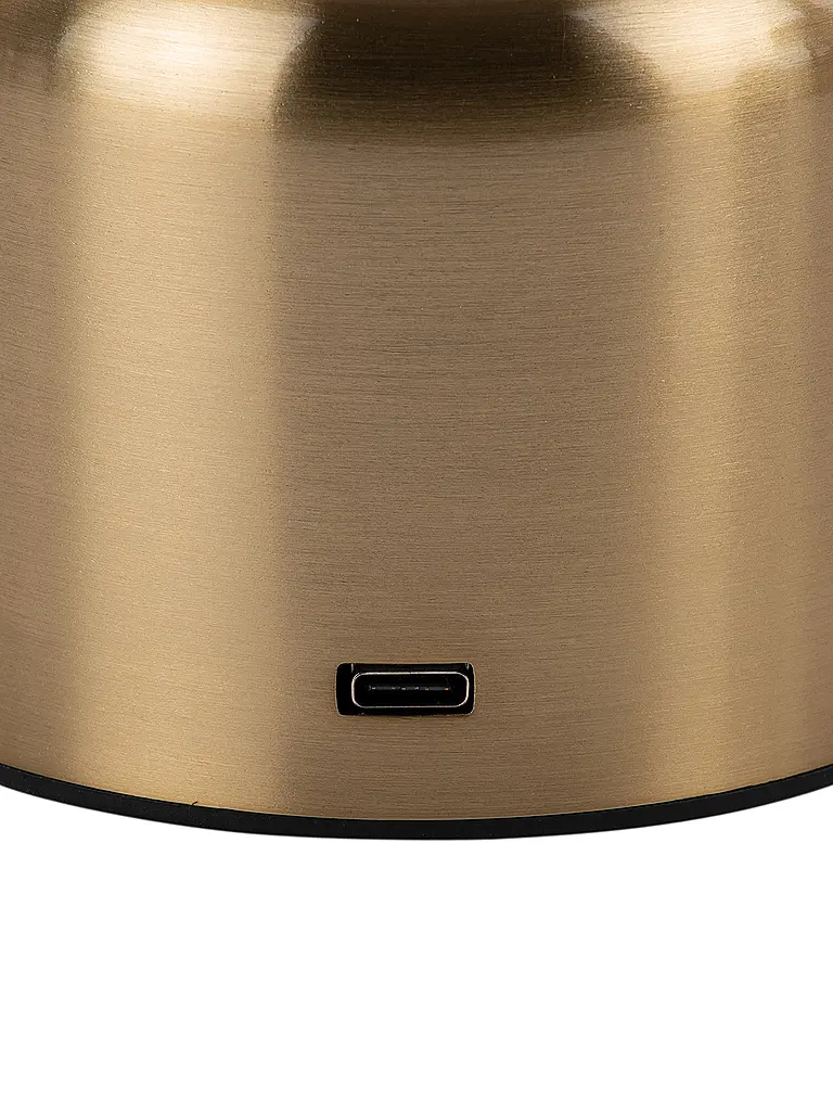LEITMOTIV | LED Tischlampe IMPETU Brushed Gold | 