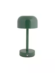 LEITMOTIV | LED Tischlampe JAMES Iron Shiny | dunkelgrün