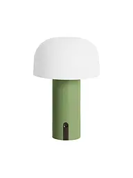 LEITMOTIV | LED Tischlampe LUCA Faded Pink  | dunkelgrün
