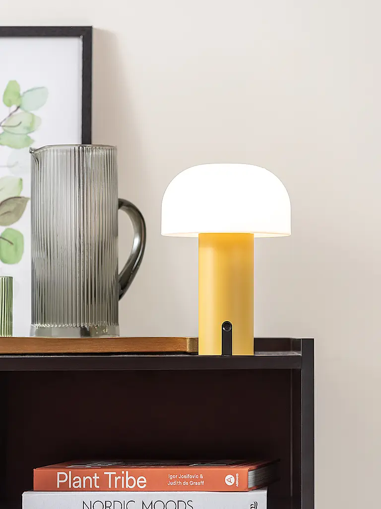 LEITMOTIV | LED Tischlampe LUCA Ocher Yellow  | gelb