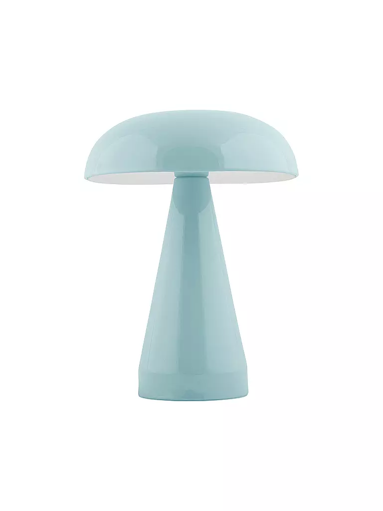 LEITMOTIV | LED Tischlampe RACHEL Iron Misty Blue | hellblau