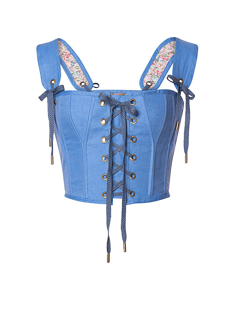 LENA HOSCHEK Corsage blau | XS