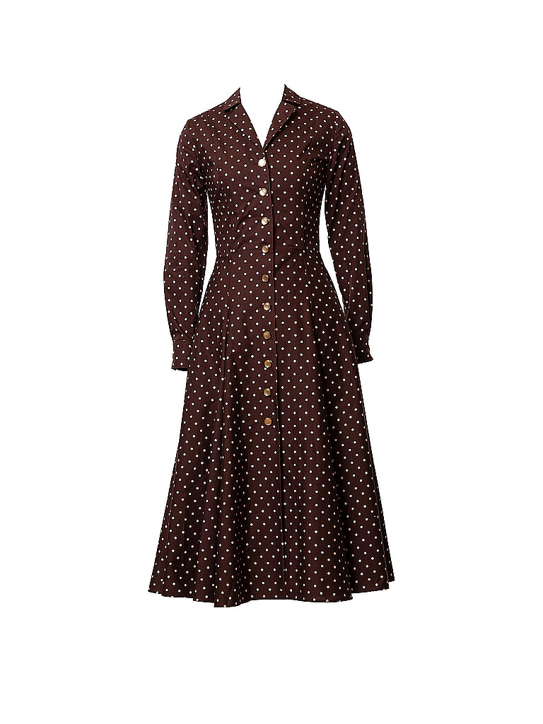 LENA HOSCHEK Midikleid BRIGITTE braun | M