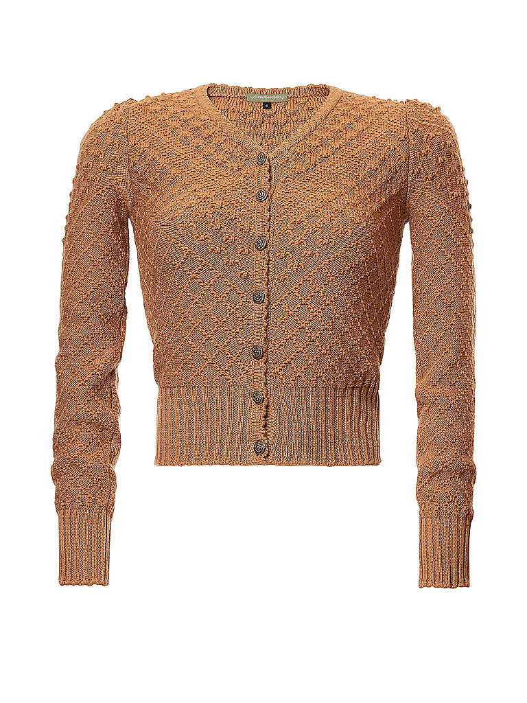 LENA HOSCHEK Trachtenstrickjacke SOFERL braun | L
