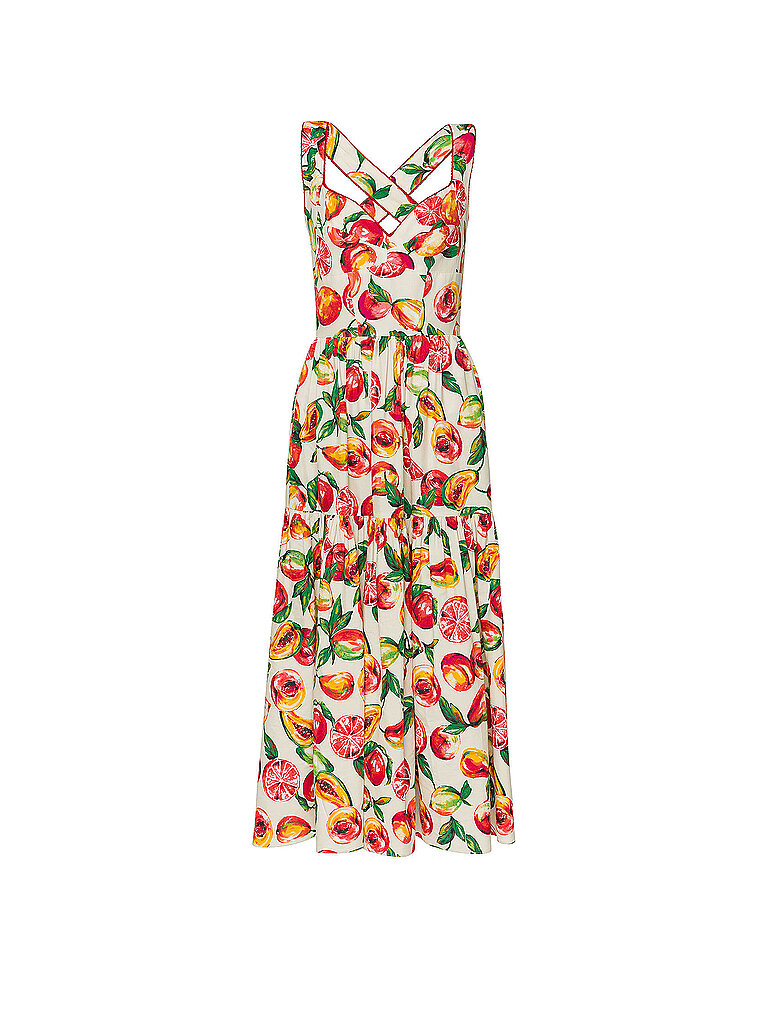 LENA HOSCHEK Midikleid VACANCES bunt | M