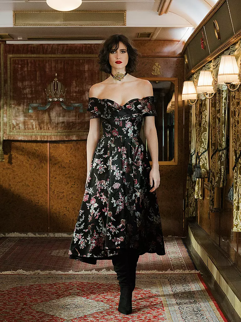 LENA HOSCHEK | Maxikleid SOUTHERN BELLE | schwarz