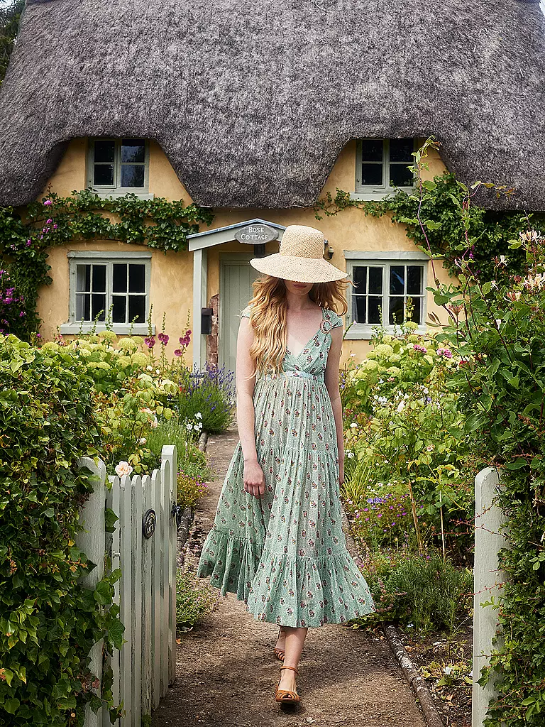 LENA HOSCHEK | Midikleid AL FRESCO | grün