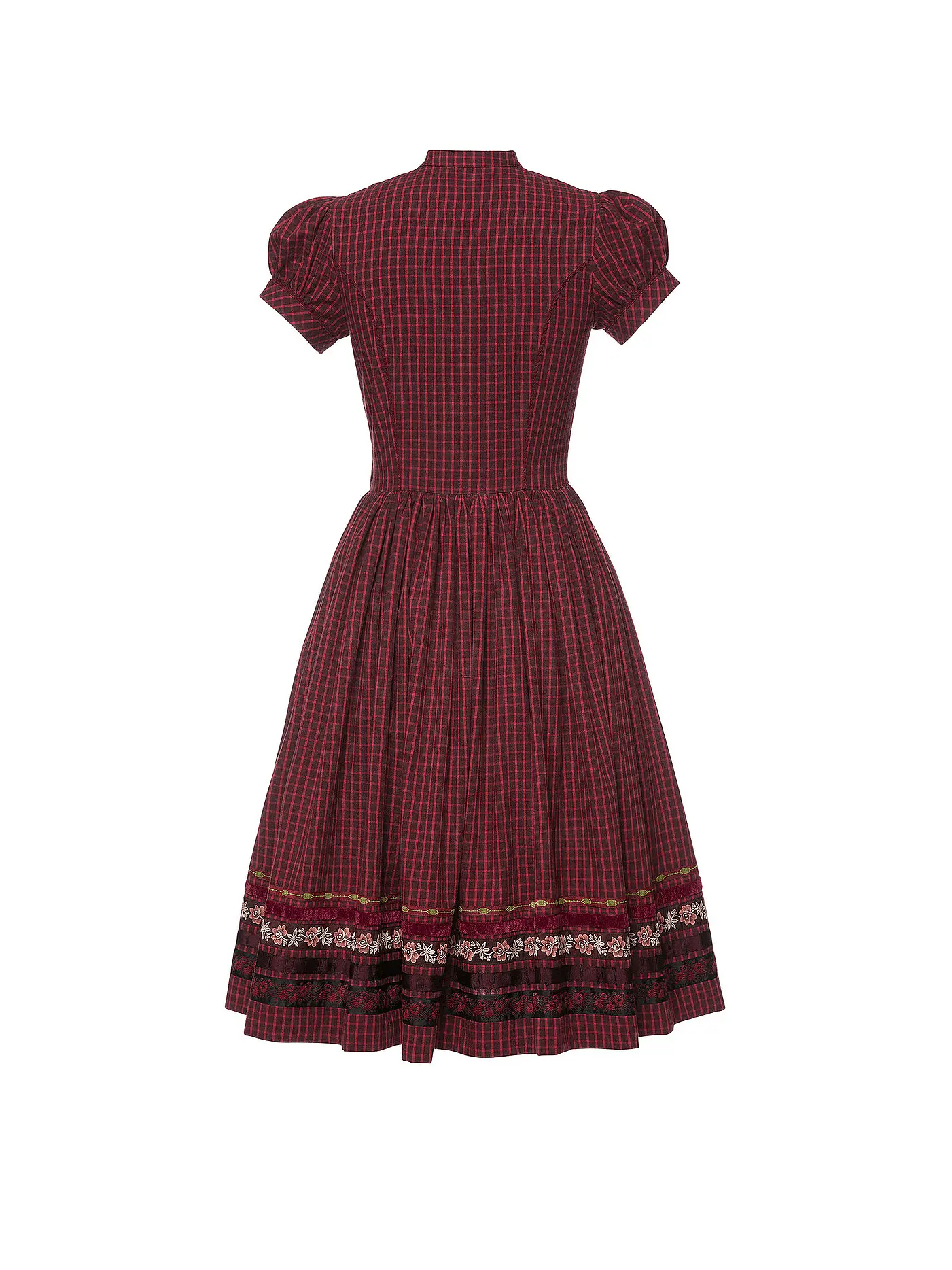 LENA HOSCHEK | Midikleid GRETL  | dunkelrot
