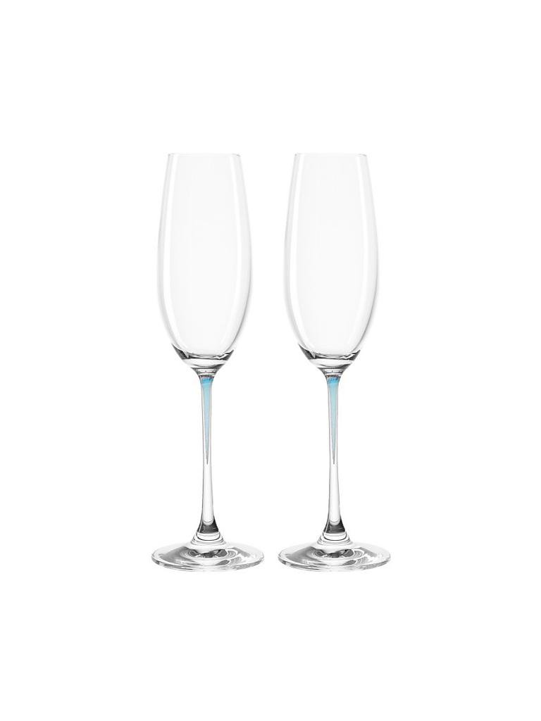 LEONARDO | Sektglas "La Perla" 2 Stück (laguna) 205ml | türkis