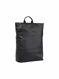 LEONHARD HEYDEN | Leder Rucksack Hamburg | schwarz