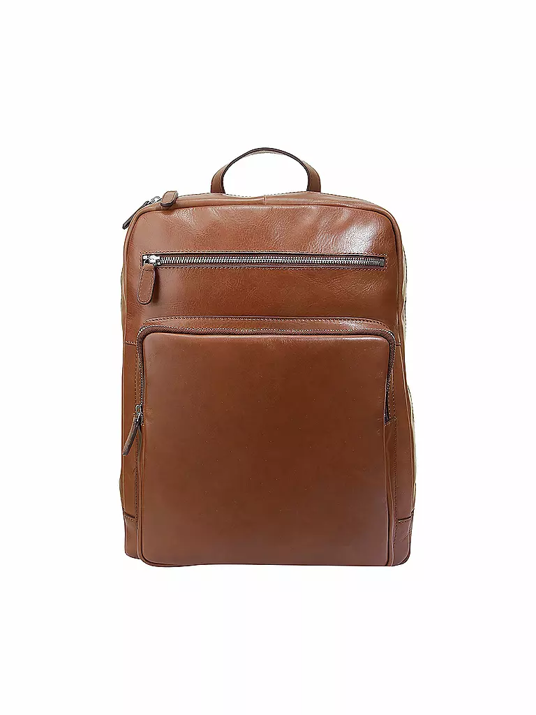 LEONHARD HEYDEN | Lederrucksack " Cambridge " | camel