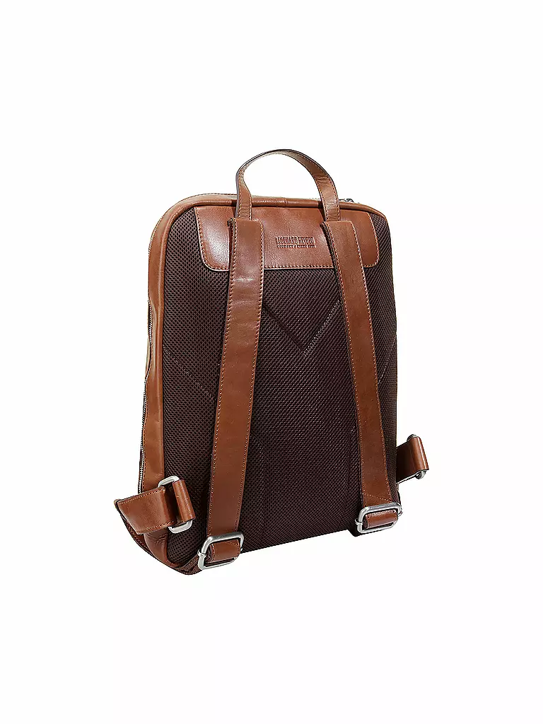 LEONHARD HEYDEN | Lederrucksack " Cambridge " | camel