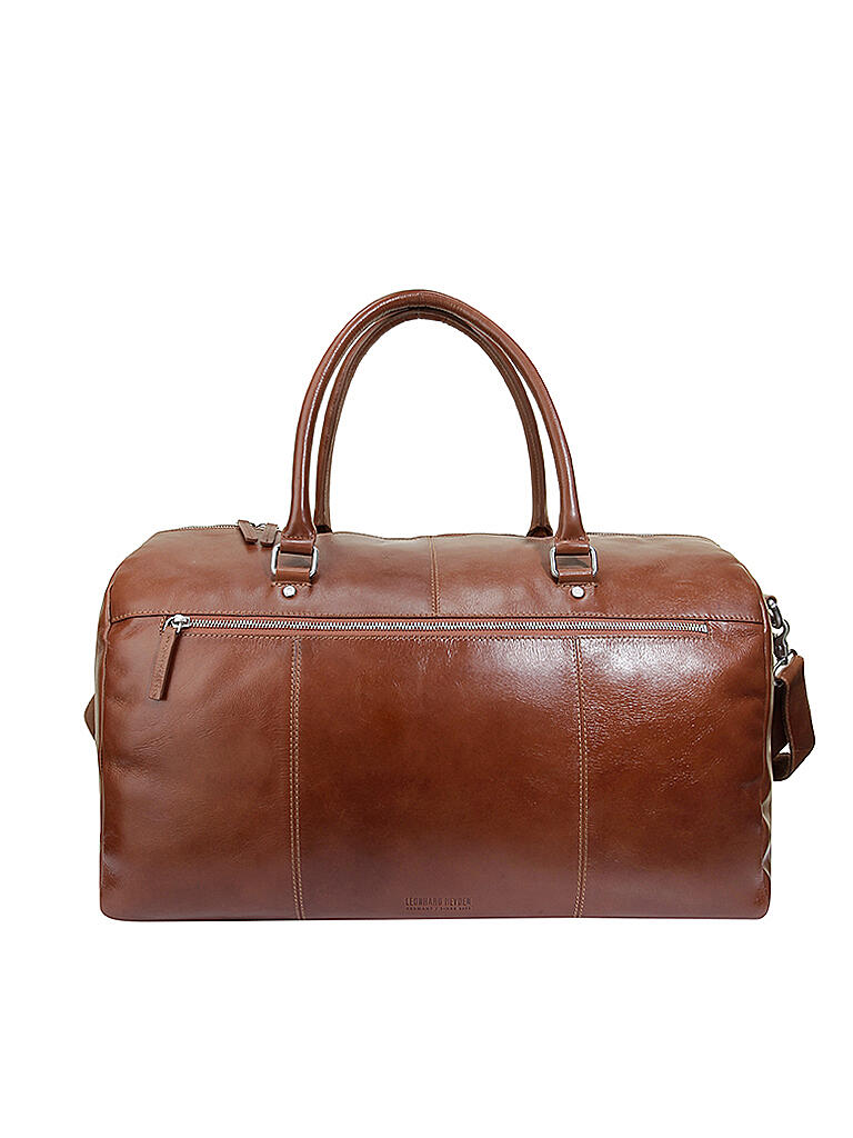 LEONHARD HEYDEN | Ledertasche/Weekender "Cambridge" | Camel