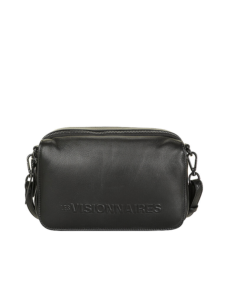 LES VISIONNAIRES Ledertasche - Umhängetasche EMILY SILKY  schwarz