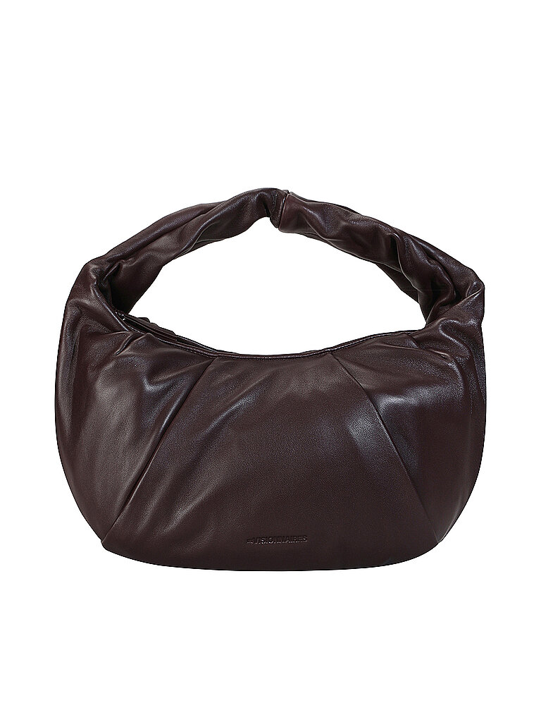 LES VISIONNAIRES Ledertasche - Hobo GRETA ESSENTIAL SILKY dunkelrot