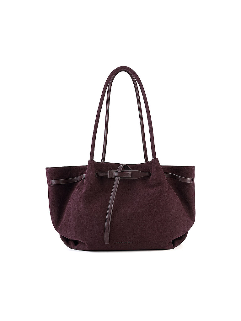 LES VISIONNAIRES Ledertasche - Shopper BONNIE GRANDE dunkelrot