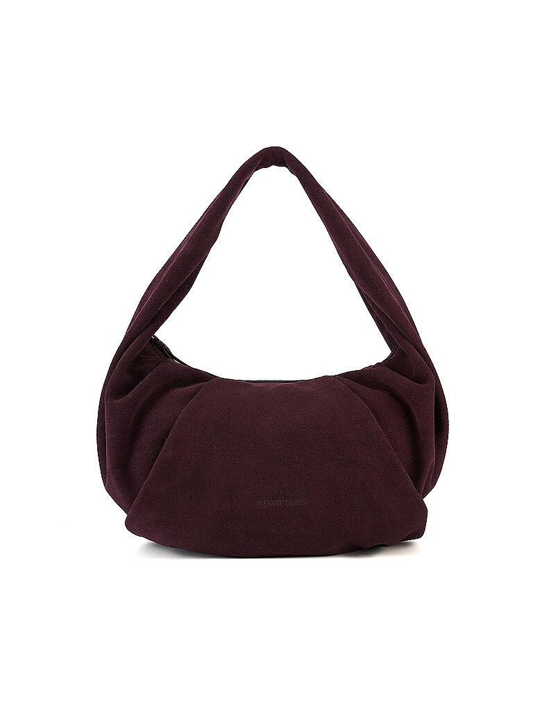 LES VISIONNAIRES Ledertasche - Hobo GRETA dunkelrot