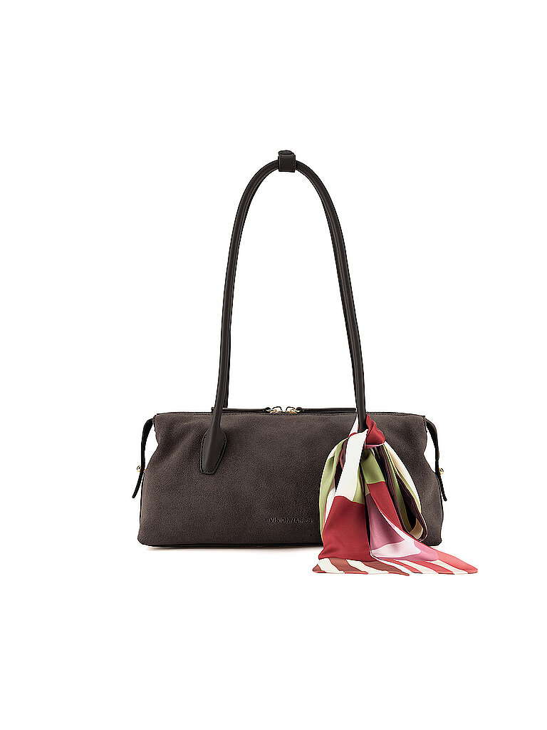 LES VISIONNAIRES Ledertasche - Baguette HAZEL braun