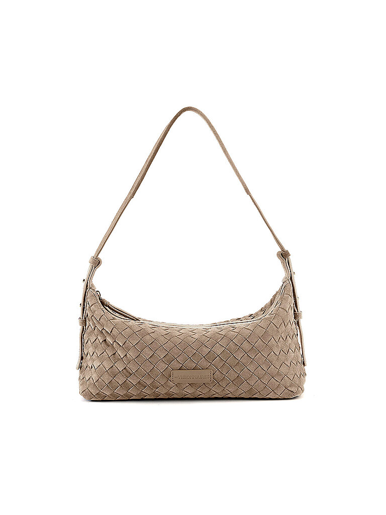 LES VISIONNAIRES Ledertasche - Baguette MARIE  beige