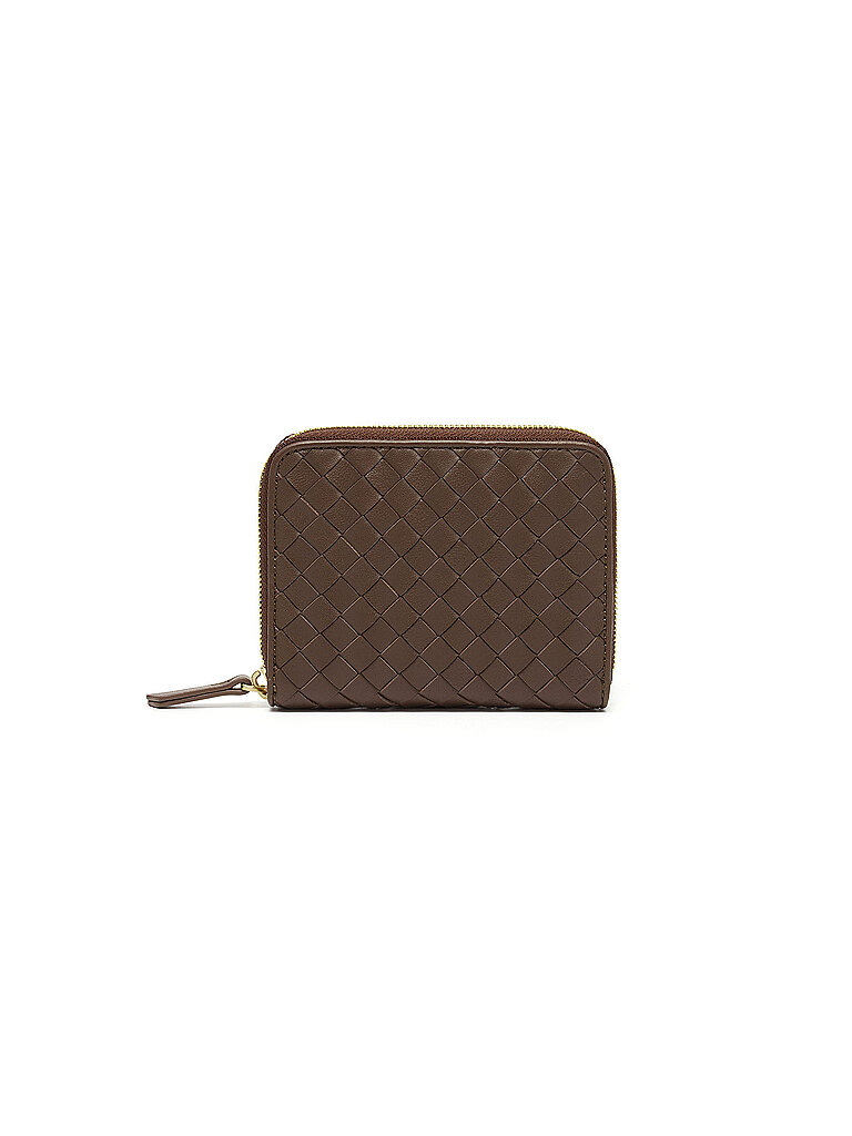 LES VISIONNAIRES Portefeuille ELINA W SILKY marron